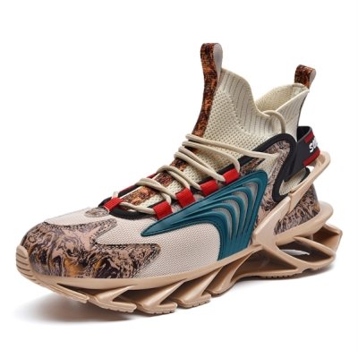 Trendy Running Shoes Men's Sneakers Colorful Upper Blade Bottom Chaussures Pour Hommes Zapatos De Hombre New Listing 2021