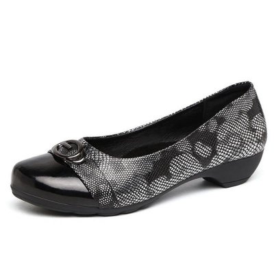 new arrival fashion Mom single shoes womens leather flats female casual boat walking shoes